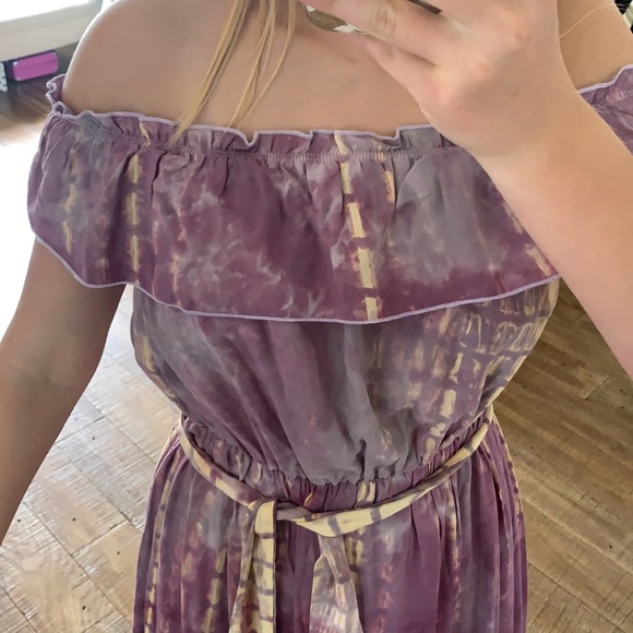 NWT Moodie TieDye Off the Shoulder Dress (Womens S - Picture 4 of 7